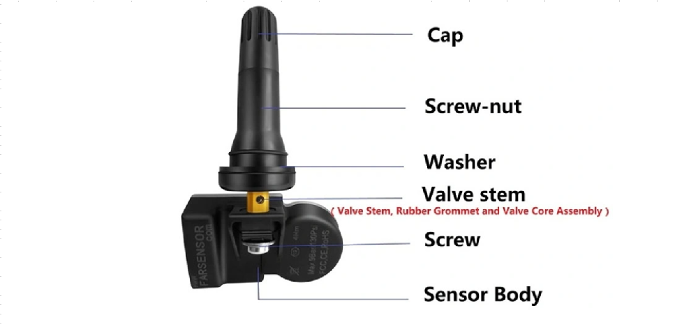 Der Drucksensor A3638200 433 MHz TPMS